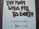 David Bowie The Man Who Fell To Earth 234/1000 Limited Edition Book