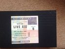 LIVE AID Original Ticket Stub  Sat July 13th 1985 In Excellent Used Condition ,
