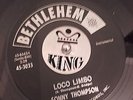 SONNY THOMPSON - LOCO LIMBO - R&B INSTRO 45 - BETHLEHEM