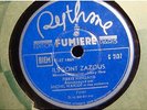 PIERRE MINGAND ils sont zazous/si tu me dis oui MICHEL WARLOP 78T Rythme VG++