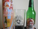Queen :  Bohemian Rhapsody Beer Gift Set Present Pint Glass + Empty Lager Bottle
