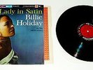 BILLIE HOLIDAY LADY IN SATIN JAZZ STEREO LP RECORD COLUMBIA 6 EYES VG++