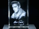 VIP-LASER Elvis Presley 3D-Autogram XL Glass Crystal
