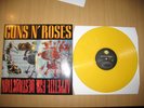 GUNS N ROSES LP APPETITE FOR DESTRUCTION BANNED COVER GEFFEN RECORD YELLOW VINYL