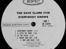 Dave Clark Five Everybody Knows WLP Promo DJ Copy Mono 1968 Epic Lp - EX/NM