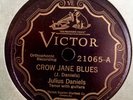 JULIUS DANIELS VICTOR 21065 BLUES 78 RPM RECORD E+