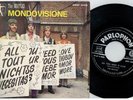 THE BEATLES All you need is love 45rpm 7' + PS 1967 ITALY MINT-