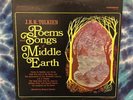 Poems And Songs Of Middle Earth  J.R.R. TOLKIEN  Caedmon TC-1231 RARE  STEREO
