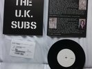 U.K. Subs - Summer 1977 Demo Single T&M023 Test Pressing, one of only five made.