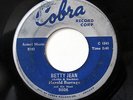 HAROLD BURRAGE-BETTY JEAN /I CRY FOR YOU ON COBRA R&B BLUES 45