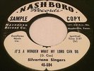 SILVERTONE SINGERS - The Sun Will...NASHBORO - Black Gospel 45 DJ COPY - HEAR IT