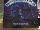 Metallica Ride The Lightning Lp Original With Inner Sleeve