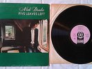 Nick Drake: Five Leaves Left UK Island first press 1969 –  EX vinyl, holy grail