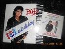 Michael Jackson BAD LP Mexicain 1987 promo Pepsi Cola avec 7