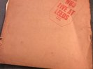 The Who Live At Leeds Red Label LP Vinyl Album 12 Inserts