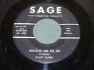Patsy Clark - Watcha Do To Me - Rare Female Rockabilly 45 Sage Lbl - Strong VG