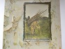 LED ZEPPELIN IV VINYL LP ATLANTIC RED/PLUM LABEL 1st UK PRESS -  EX/VG