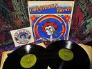 CLEAN 1971 ORIG + STICKER The GRATEFUL DEAD   SKULL & ROSES 2LP S F SOUND GARCIA