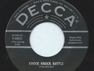 REX ALLEN 45RPM '58 DECCA KNOCK KNOCK RATTLE ROCKABILLY VG+++ VINYL