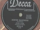78 Rpm Record Doo Wop The Four Aces Mister Sandman