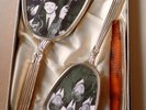 THE BEATLES Original 60's Vanity Set Brush Mirror & Comb BOXED RARE