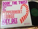 1962 vinyl LP DOIN' THE TWIST LIVE AT THE PEPPERMINT LOUNGE JOEY DEE  STARLITERS
