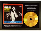 ELVIS PRESLEY 'ALWAYS ON MY MIND' SIGNED GOLD PRESENTATION DISC