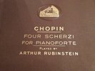 CHOPIN FOUR SCHERZI FOR PIANO PLAYED BY ARTHUR RUBINSTEIN HMV DB1915-1918