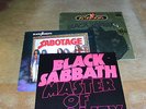 Black Sabbath 3 LP´s Re -Master of Reality-Sabotage-Attention-Rock LP 33 U-min.