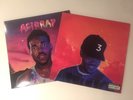 CHANCE THE RAPPER ACID RAP SALMON PINK + COLORING BOOK CLEAR VINYL LP BUNDLE NEW