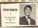 Dean Martin Send Me The Pillow / Ill Be Seeing You Vinyl Single 7inch