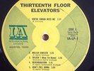 RECORD ONLY The Psychedelic Sounds Of The 13th Floor Elevators IA-LP1 MONO VG