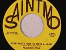 FABULOUS FOUR: If I Knew / Everybody's Got To Have A Heart 45 rare Soul