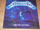 metallica-ride the lightning rare original lp- /excellent condition/mfn 27