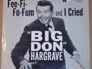 Big Don Hargrave-Fee Fi Fo Fum -Silver Slipper 45 pic sleeve Rockabilly HEAR