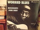 Mississippi John Hurt, WORRIED BLUES, orig. Chesapeake label, NM