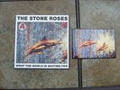 Stone Roses  What The World Is Waiting For b/w Fools Gold + Postcard Near Mint
