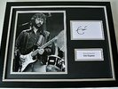 Eric Clapton SIGNED FRAMED Photo Autograph 16x12 display Music Memorabilia & COA