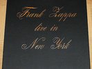 Rare ZAPPA 4-LP-Box: Frank Zappa Live in New York - PROMO numbered 5/10