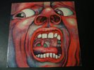 KIGN CRIMSON IN THE COURT OF THE CRIMSON KING LP RECORD SD 8245 HYPE STICKER