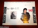 Michael Jackson BAD ALBUM 1st PRINTER'S PROOF COVER UNCUT TEST PRESS promo smile