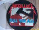 Metallica - Kill ´em all - 1983 UK Music For Nations MFN 7P  Picture-LP  m-/vg+