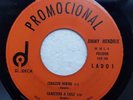 JIMMY HENDRIX corazon herido - libre de impuestos RARE guatemala 45 #115 R