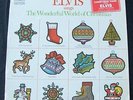 ELVIS PRESLEY - SINGS WONDERFUL WORLD OF CHRISTMAS LP - BONUS - STICKER - NM