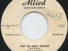 HEAR - Rare Exotica Novelty 45 - Orlando - Not So Quiet Village - Allied # 7777