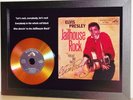 ELVIS PRESLEY 'JAILHOUSE ROCK' SIGNED GOLD PRESENTATION DISC  DISPLAY
