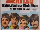 THE BEATLES: All You Need is Love / Baby, You’re a Rich Man CAPITOL Orig NM- 45