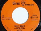 LITTLE RICKY & THE DELTONES Funky Sound 45 on Gem Rare Miami Funk M-