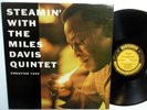 MILES DAVIS QUINTET LP Steamin' With.. NEAR MINT Hard Bop JAZZ rvg NJ Mono jg37