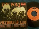 UNIQUE PICTURE SLEEVE THE WHO PICTURES OF LILY vs DOCTOR   1967 POLYDOR label
